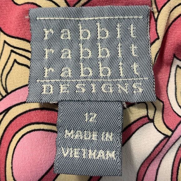 Rabbit Rabbit Rabbit Surplice Paisley Dress Sz 12 - Picture 5 of 7